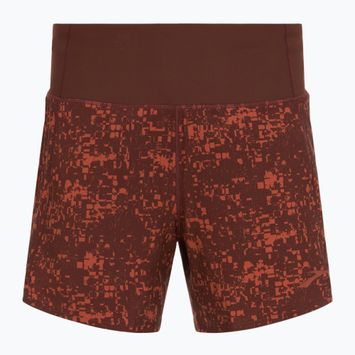 Pantaloncini da corsa Brooks Chaser 5" da donna con stampa glitch all'uva passa