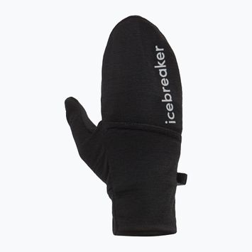 Icebreaker Merino Sierra Convertible Mitten nero