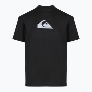 Camicia da bagno Quiksilver per bambini Solid Streak nero