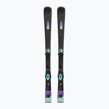 Sci da discesa da donna Salomon S/Max N6 XT + attacchi M10 GW nero/paisley viola/beach glass