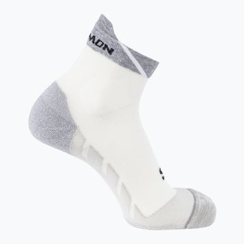 Calzini da corsa Salomon Speedcross Ankle bianco/grigio chiaro melange