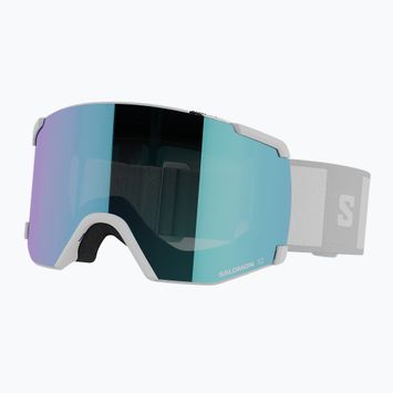 Salomon S/View occhiali da sci bianco/blu medio