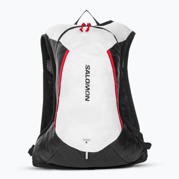 Zaino da corsa Salomon Cross 8 l bianco/nero