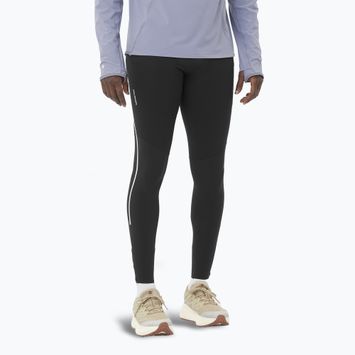 Leggings da corsa Salomon Sense Aero Stow nero intenso da uomo