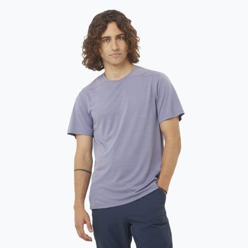 Salomon Outline Tee Uomo blu granito