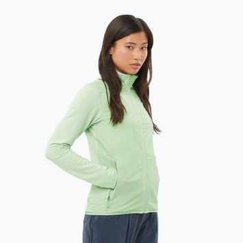 Giacca da trekking da donna Salomon Sntial Lightwarm Hybrid schiuma di mare