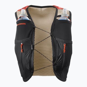 Gilet da corsa Salomon Active Skin 12 Set Donna Emergente/Nero