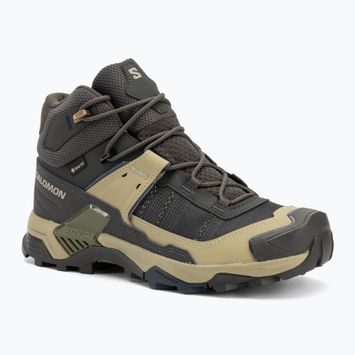 Scarpe da trekking da uomo Salomon X Ultra 5 MID GTX torba / grigio verde / blu notte