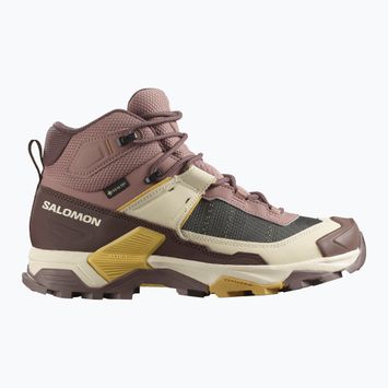 Scarpe da trekking da donna Salomon X Ultra 5 MID GTX burlwood / french roast / rattan