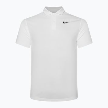 Maglietta da tennis da uomo Nike Court Dri-Fit Polo Solid bianco/nero