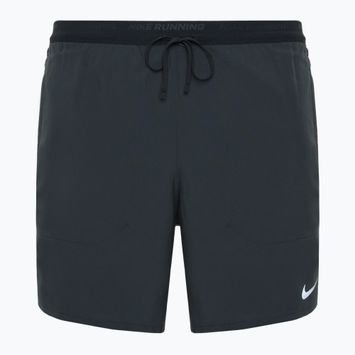 Pantaloncini da corsa Nike Dri-FIT Stride da uomo nero / nero / nero / argento riflettente