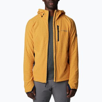 Columbia Titan Pass 3.0 Felpa da trekking da uomo con cappuccio raw honey/collegiate navy