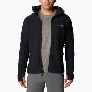 Columbia uomo Titan Pass 3.0 Felpa da trekking con cappuccio nero