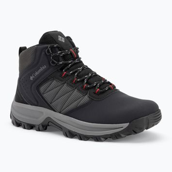 Columbia Transverse Hike Waterproof scarpe da trekking da uomo nero/rosso montagna