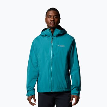 Columbia Ampli-Dry II Shell giacca antipioggia da uomo blu fiume