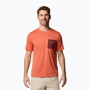 Maglietta Columbia Hike Pocket Crew Uomo in erica toscana
