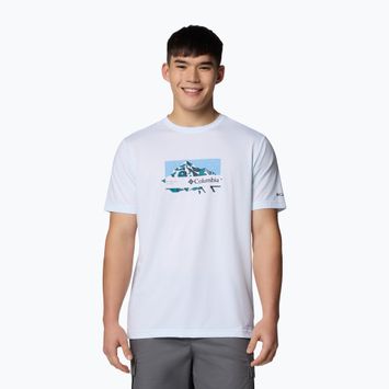 Maglietta Columbia Ice Lake II SS Tee bianca/peak direction da uomo