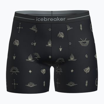 Icebreaker Merino150 Anatomica Boxer Esplora di più nero/aop boxer termici