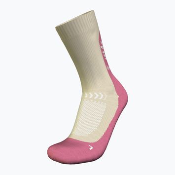 Calze da trekking Icebreaker da donna Merino Hike+ Light Crew Fresh Fern gesso/pop/neve