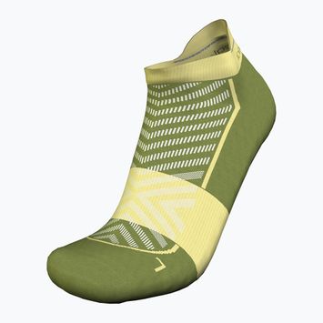 Calze da corsa Icebreaker da donna Merino Run+ Ultralight Micro olive/cirtine