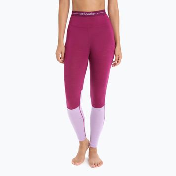 Pantaloni termici donna icebreaker 125 Zoneknit purple gaze