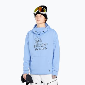 Felpa da snowboard da donna Volcom Riding Hydro P/O blu cristallo