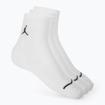 Calzini Jordan Everyday Ankle 3 paia white/black