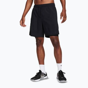 Shorts da uomo Nike Unlimited 2in1 Dri-Fit 7" black/black/black/black