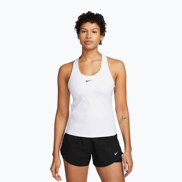 Top donna Nike Swoosh Medium Support Bra white/stone mauve/black