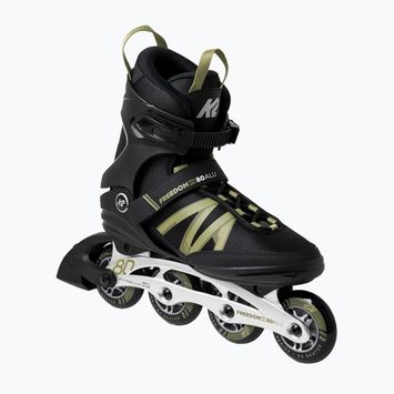 Pattini da uomo K2 Freedom III 80 Alu nero/verde