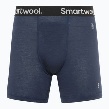 Boxer da uomo Smartwool Merino Boxer termici blu scuro