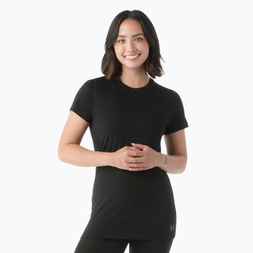 T-shirt termica Smartwool Merino da donna, nero