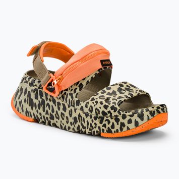 Sandali Crocs Hiker Xscape Animal color cachi/leopardo