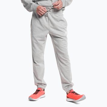 Pantaloni New Balance Essentials Stacked Logo French da uomo di colore grigio sportivo