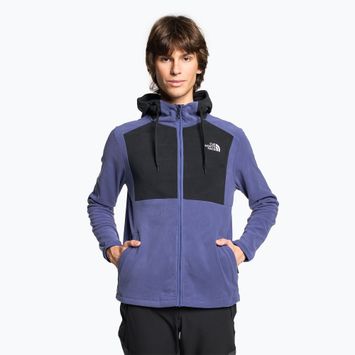 Felpa da trekking da uomo The North Face Homesafe Full Zip Fleece Hoodie cave blu/nero