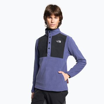 Felpa trekking da uomo The North Face Homesafe Snap Neck Fleece Pullover cave blu/nero