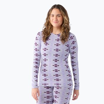Smartwool Merino 250 Baselayer Crew da donna in scatola a maniche lunghe viola flirt con me