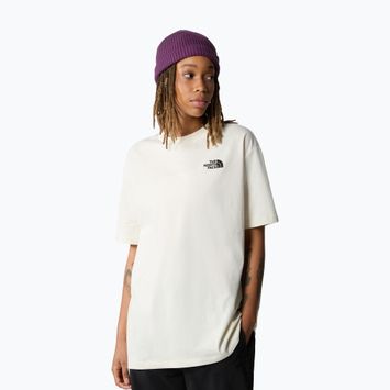 Maglietta The North Face Essential Oversize Tee donna bianco dune