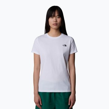 Maglietta donna The North Face Simple Dome Slim Tee tnf white