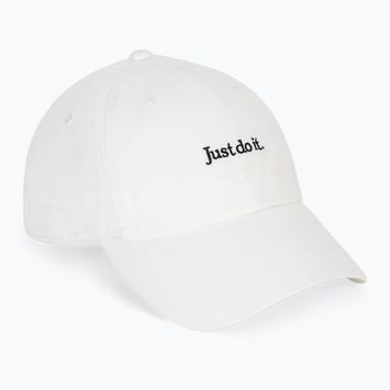 Cappellino con visiera Nike Club Unstructured JDI white/black
