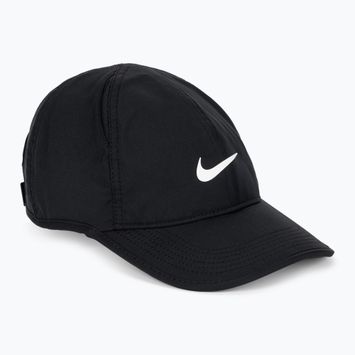 Nike Dri-Fit Club Cap Unstructured Featherlight nero/bianco