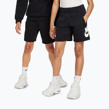 Pantaloncini per bambini Nike Sportswear Club Fleece black/white