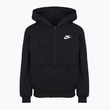 Felpa bambini Nike Sportswear Club Fleece black/white
