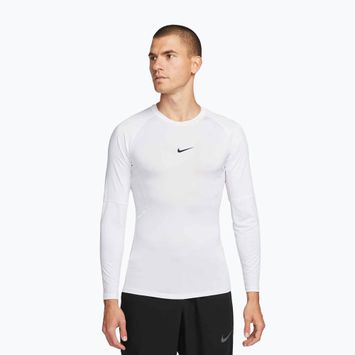 Maglia a maniche lunghe da allenamento uomo Nike Pro Dri-Fit Tight Fitness white/black