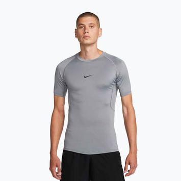 T-shirt da allenamento uomo Nike Pro Dri-Fit Tight Fitness smoke grey/black