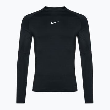 Maniche lunghe da allenamento da uomo Nike Pro Warm LS nero/bianco