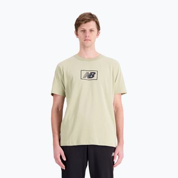 Maglietta New Balance Essentials da uomo con logo fatigueg