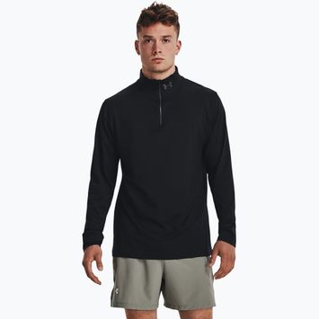 Under Armour Launch Pro 1/4 Zip nero/nero/riflettente da uomo a manica lunga