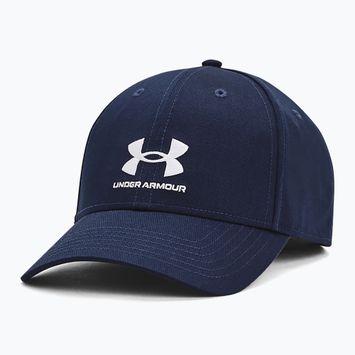 Berretto da baseball da uomo Under Armour Branded Lockup Adj mezzanotte marina/bianco