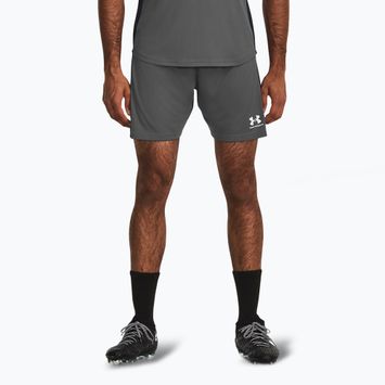Pantaloncini da calcio Under Armour Challenger da uomo castlerock / bianco